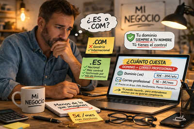Cuánto cuesta realmente tener un dominio y correo profesional